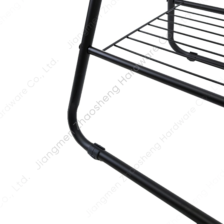 Percha de pie para el piso percha de ropa de riel de ropa de metal Soportes Rack de ropa