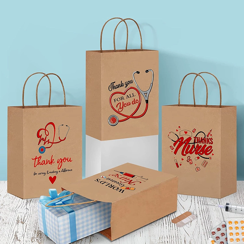 Mayorista/Proveedor de fábrica de bolsas de embalaje Snack de entrega de bolsas de papel Kraft personalizada