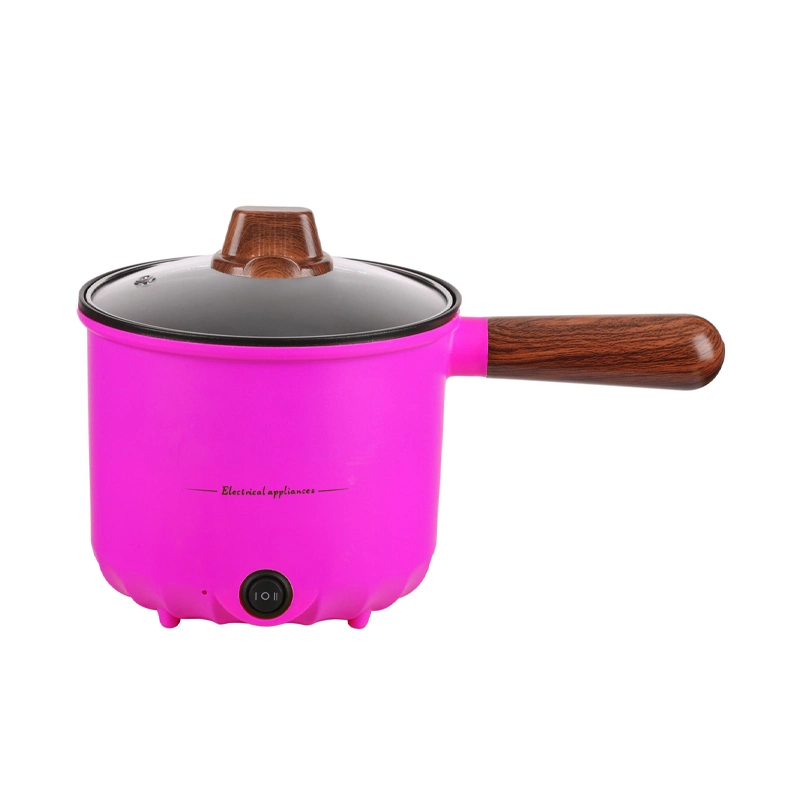 Hot Selling 220V Mini Multi-Function Steaming Noodle Non Stick Hot Pot Electric Noodles Cooking Pot with Steaming Grid