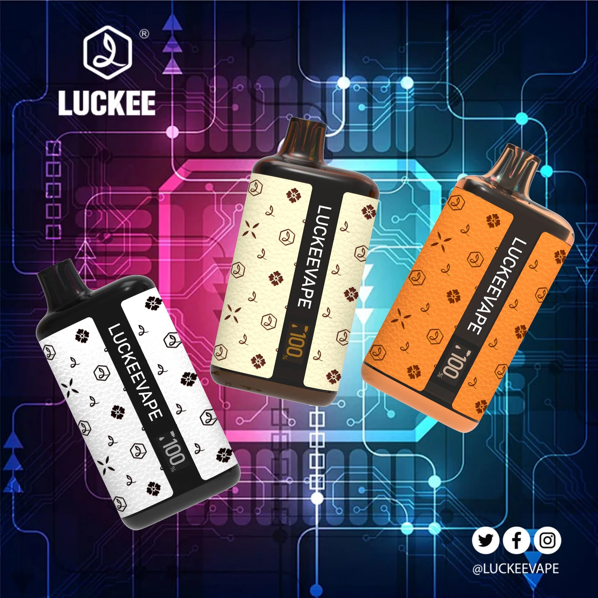 Luckee Smart 8000 Puff Bar jetable Ecig Vape Pen Factory Prix de gros vaporisateur 10 parfums cigarette électronique liquide