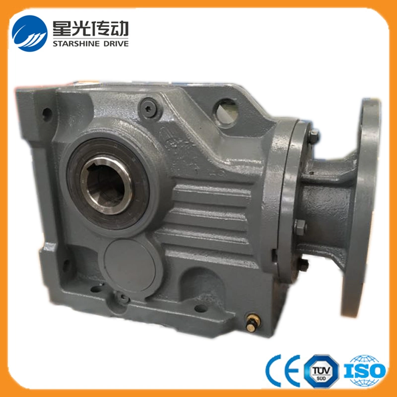 AC Motor Helical Bevel Geared Motor for Machinery Equipment