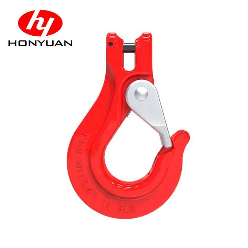 High Tensile Self Colored or Painted or Zinc Plated G80 Clevis Sling Hook with Latch