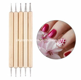 Manicure Point Pen Set Nail Tool Wave Point Pen Special Set of Pen Glue Point Hook Edge Multi-Point Drill Pen Nail Art