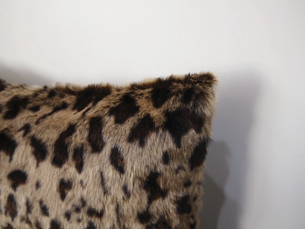 Leopard Jacquard de poliéster cojines tirar cómodo suaves almohadas