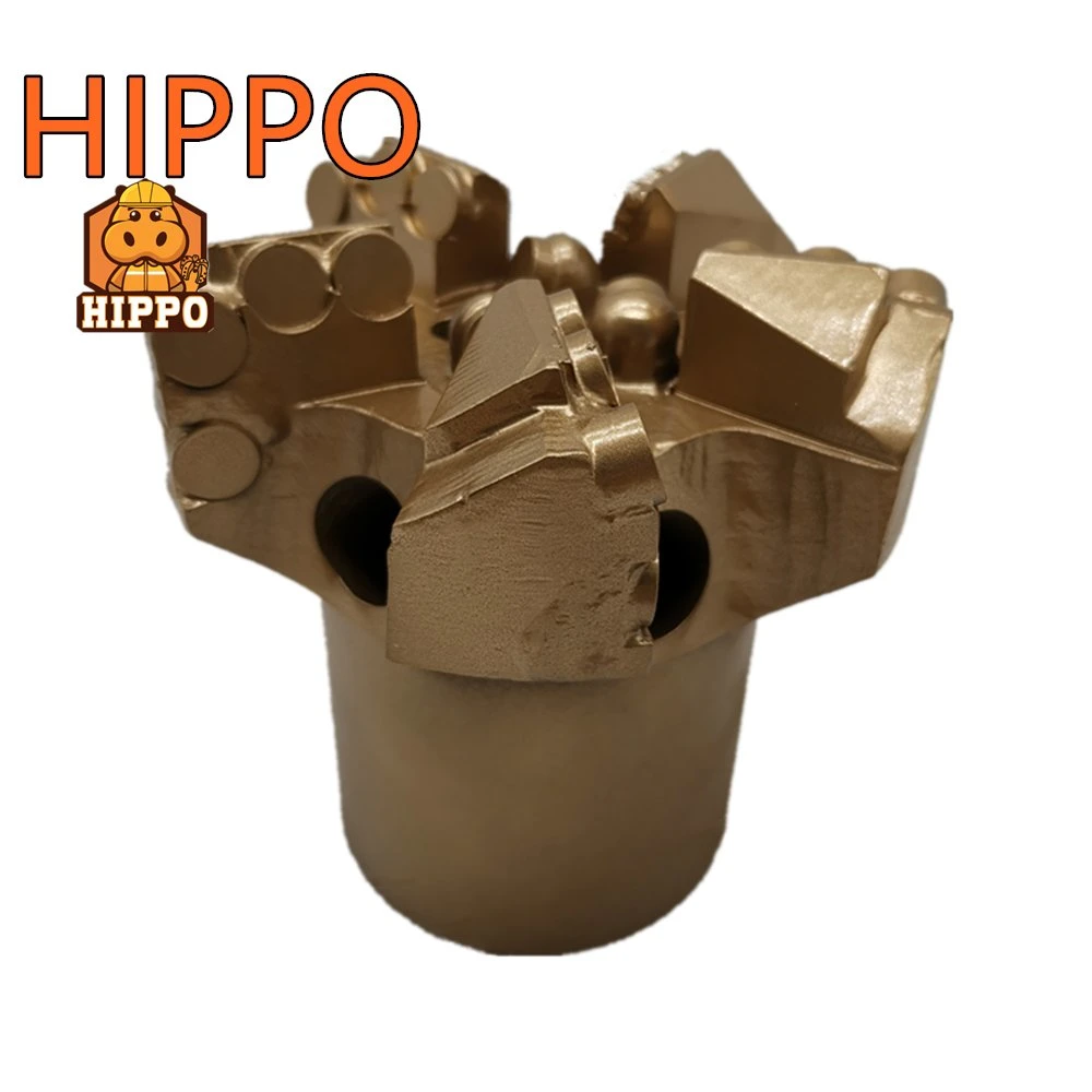 Corte de cabeza de diamante Hippo PDC Concavar forma broca con 5 Palas