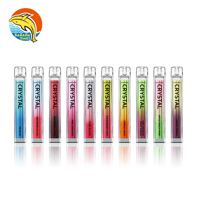 Shenzhen E Cigarette 2% Nicotine Disposable Vap 600 Puffs Vaping Pen 2ml Mesh Coil Crystal Vape