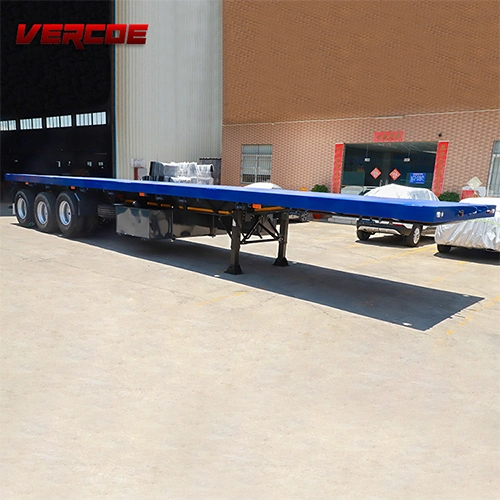 Good Quality Flatbed Trailers 3 Axle 40 FT Container Flatbed Truck Trailer