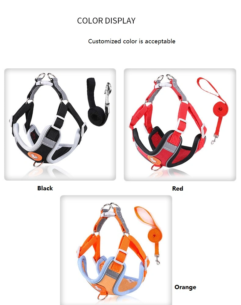 New Step in Adjustable Dog Harness Pet Products Full Sets