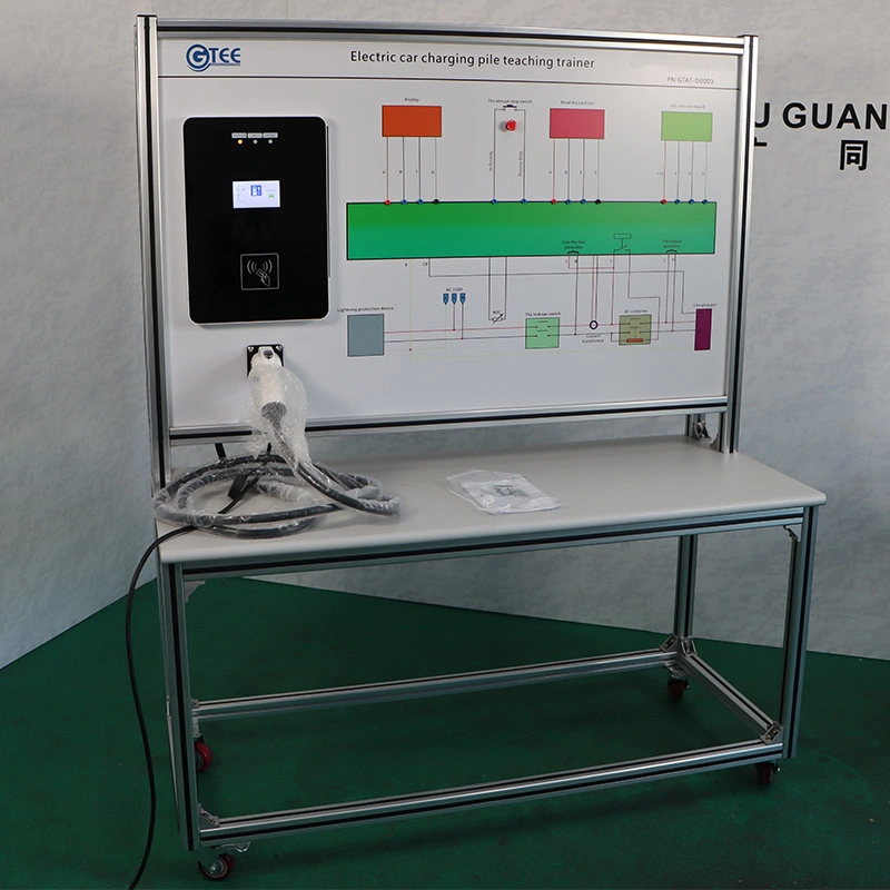 Educational Electric Car AC Charging Pile Teaching Board Automobile Lab Equipment