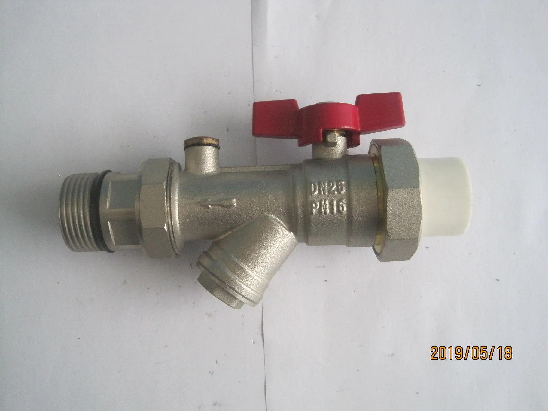 High quality/High cost performance PPR Y Filter Brass Ball Valve for Water Pipe System