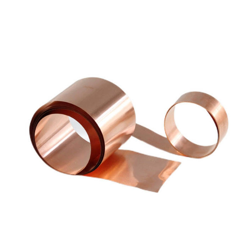 High Precision Pure Copper Foil ASTM C22000 C2200 C1100 C1200 C1020 C5191 C17200 C17500 C27000 T2 C1100 Pure Copper Coils for Radiator