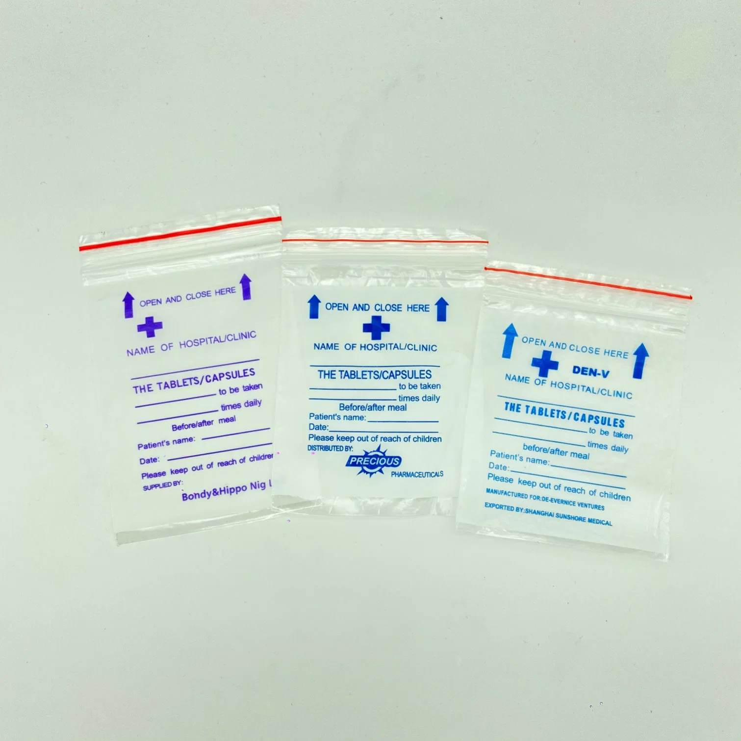 Medicine Envelope &Tablet Dispensing Ziplock Bags Drug Bag Medicine Dispensing Bags