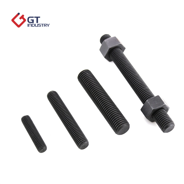 High Quality Black A193 B7 Thread Rod with 2h Nut DIN975 / DIN976