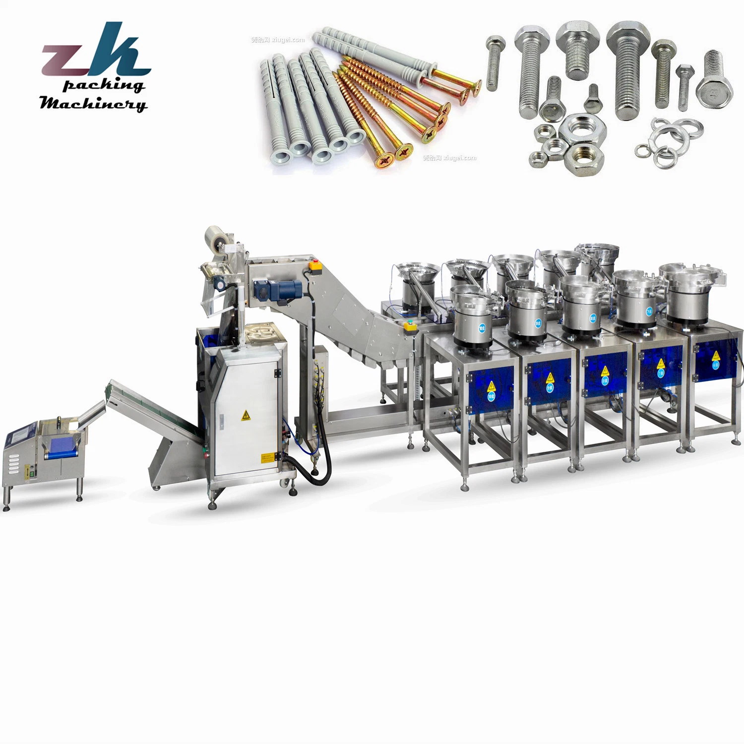 Cheap Factory Equipment Fully Automatic Screw Nut Bolt Counting Packing Machine with Top Speed