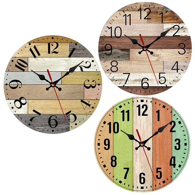 Benutzerdefinierte Moderne Home Dekoration Tierform Holz Wanduhr