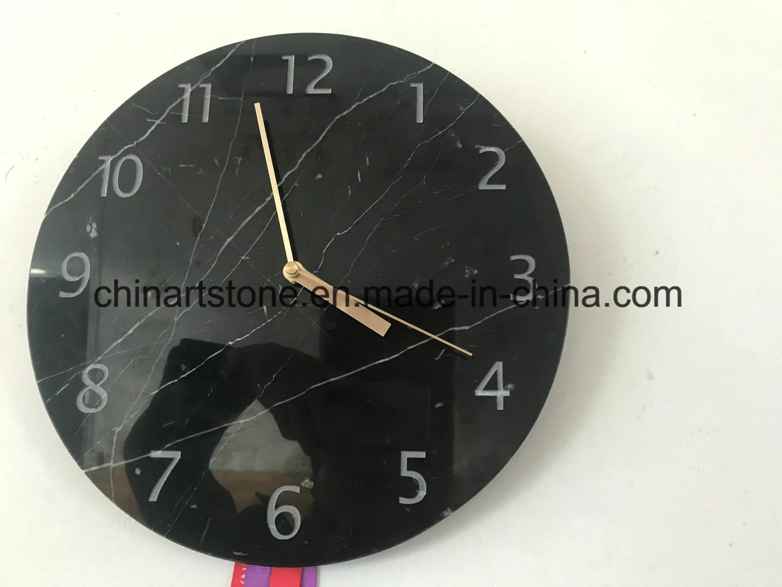 China Marble Arts Clocks for Home Decoration