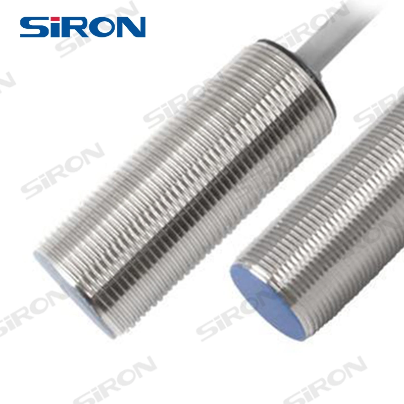 Siron041-15 K M18 No PNP+Nc a ras de 8mm Sensor de interruptor de proximidad inductivos