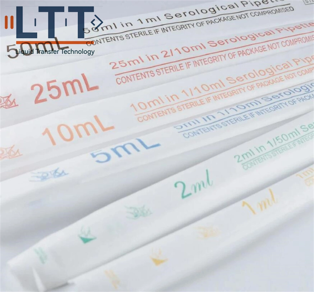 Lab Disposable Serological Pipette 1ml Plastic Serological Pipette