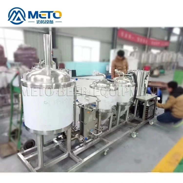 with Stainless Steel Fermenter Mash Tun Small Beer Brewing System 50L Brewhouse Nano Brewery Equipment