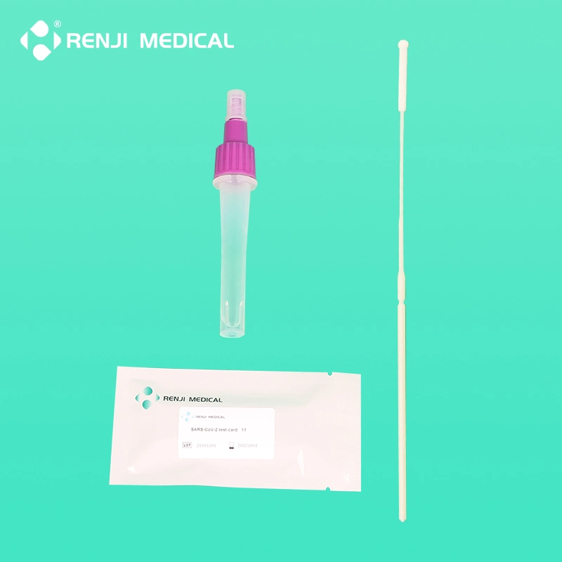 Renji Brand Medical Equipment Factory Diagnostic Test Kit Nasal Swab Antigen Rapid Test
