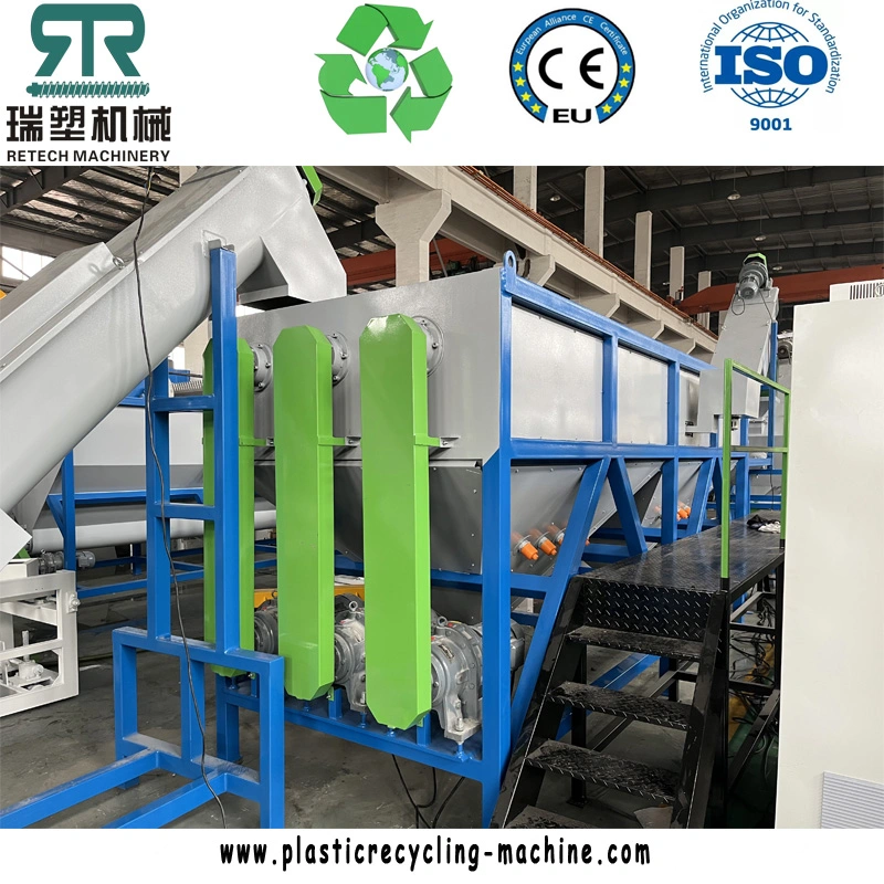 Residuos plástico LDPE Agriculture Envasing Film/LLDPE Stretch Packaging Film Washing Línea de reciclaje/máquina/planta