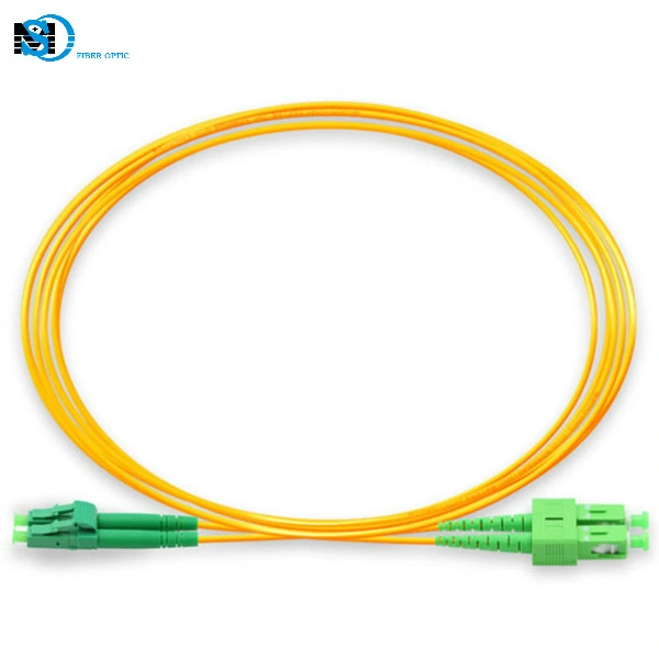 China Factory Duplex Sm Sc/APC-LC/APC Optical Fiber Cable for FTTH