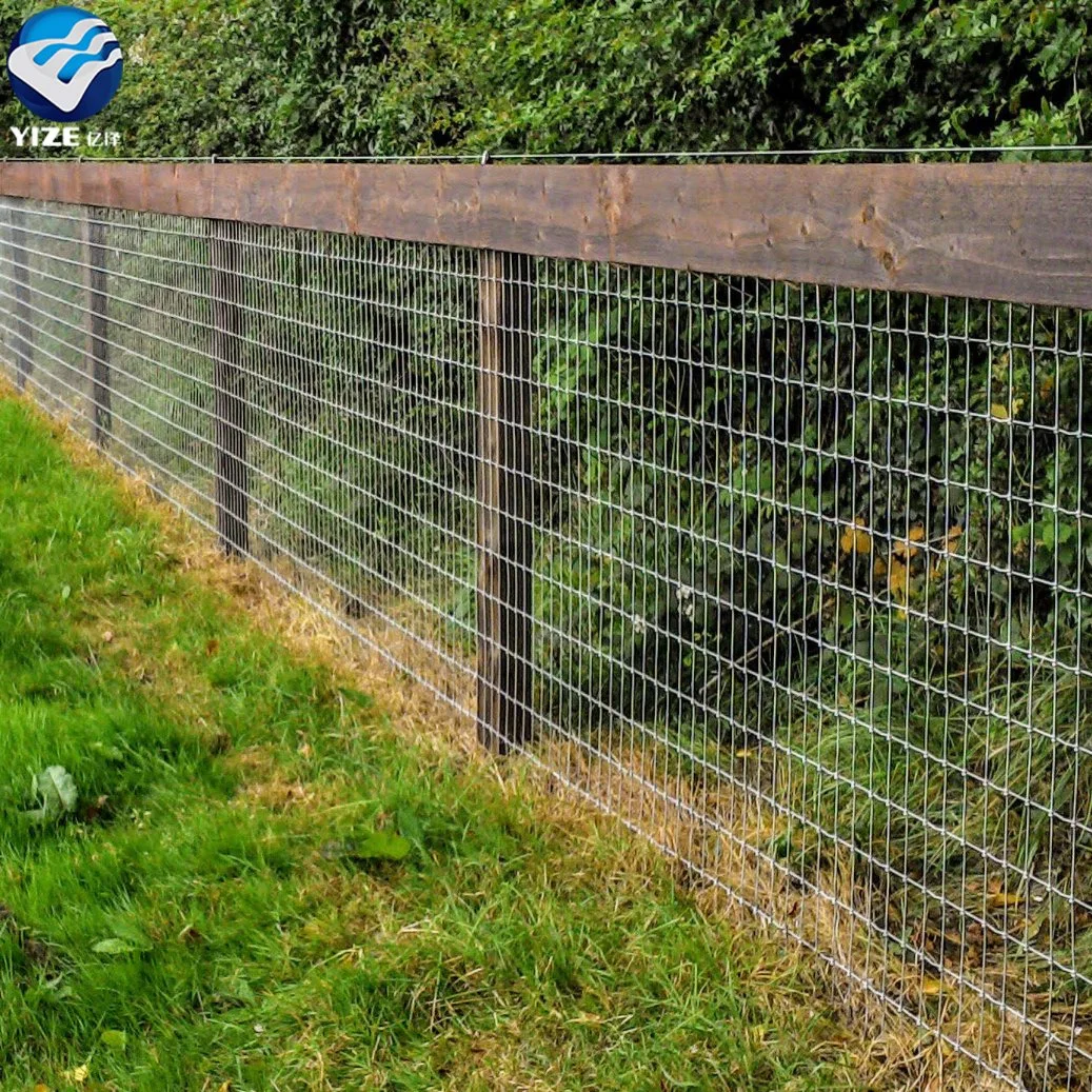 Hohe Zugspannung Verzinkter Draht Mesh Geflügel Vieh Schafe und Ziegen Bauernhof Zaun Gewofener Hirsch Bauernhof Zaun