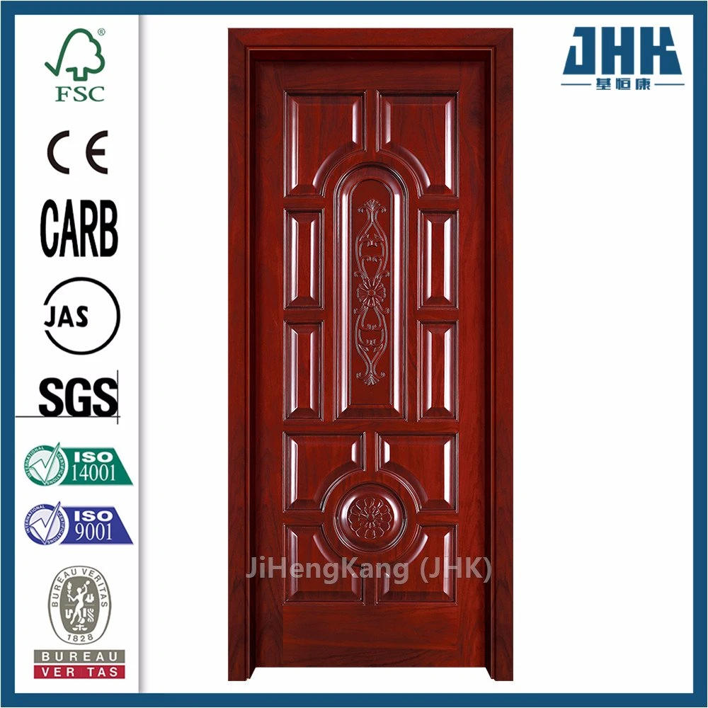 Jhk Artificial Teak Molded Laminated Wood Veneer Door