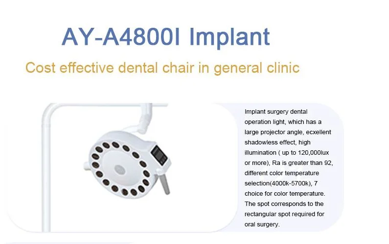 Luxus Dental Chair Dental Implant Chair Dental Chair Einheit mit CE