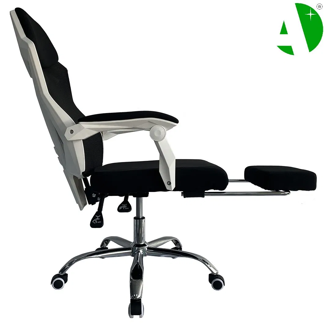 Plastique ergonomique haut de dos blanc mobilier d'école étude Hôtel extérieur Chaise de bureau de jeu Home NAP