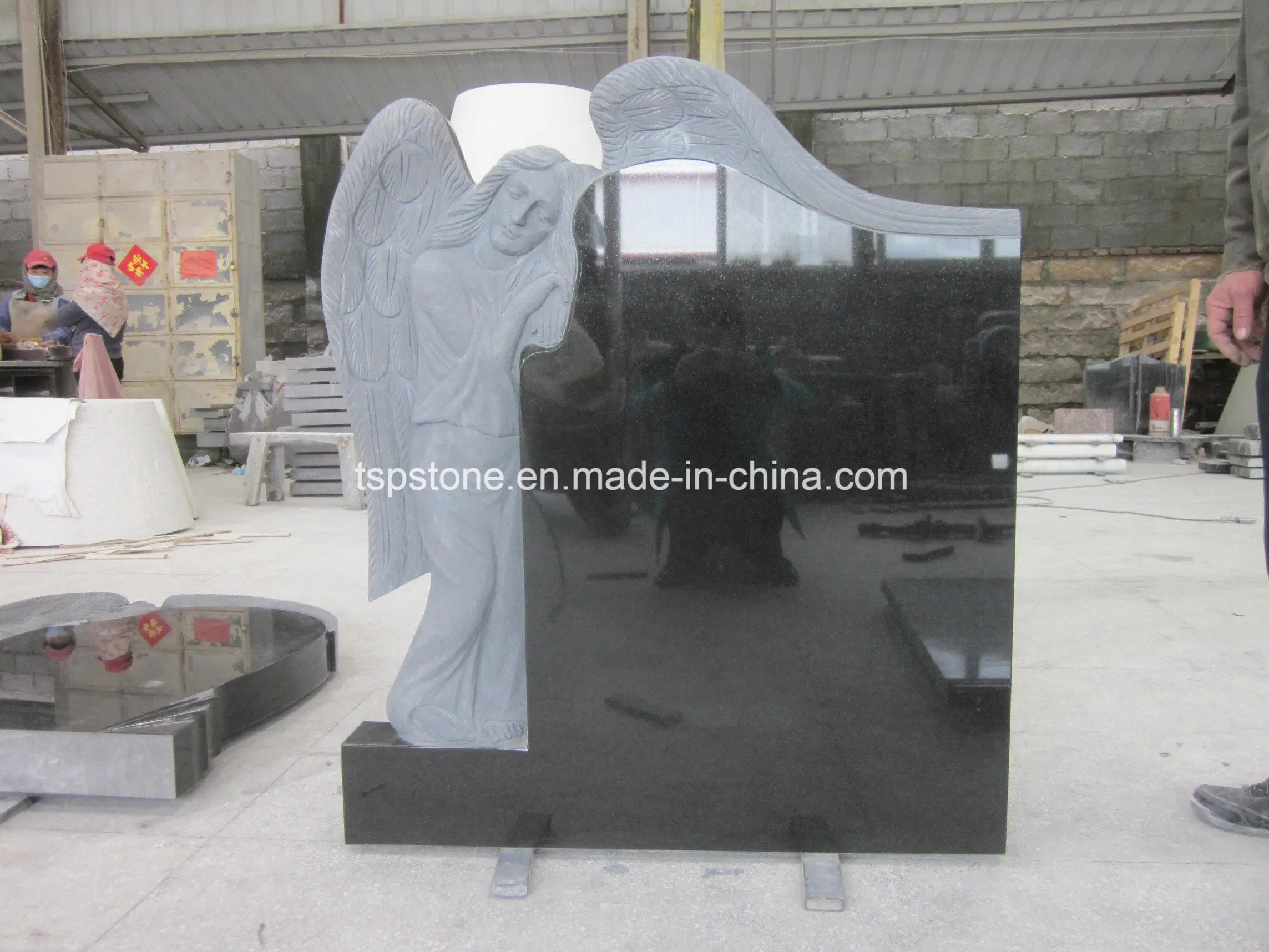 Carving/Carved Granite Garden Cemetery Memorial Tombstone with Customized Design