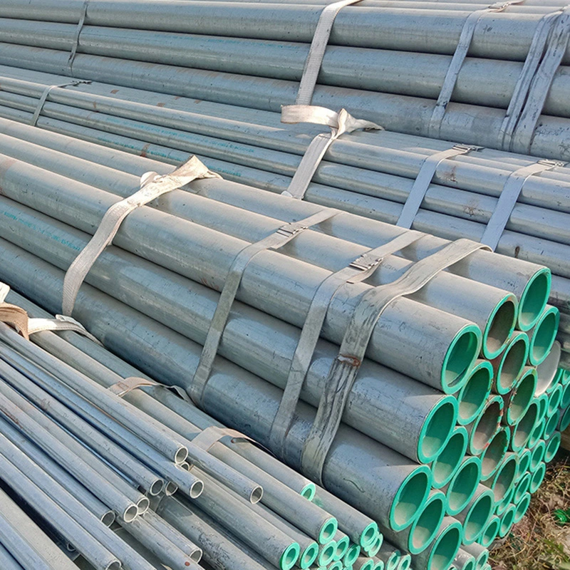 Q195 Q235 Q345 Large Stock Cold Rolled Galvanized Metal Tubes Square/Round/Rectangular Steel Pipe for Fluid Pipe, Boiler Pipe, Drill Pipe, Hydraulic Pipe