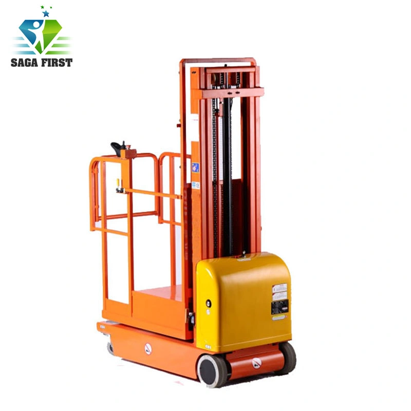 Electric Order Picker Loader Forklift Truck for Picking up