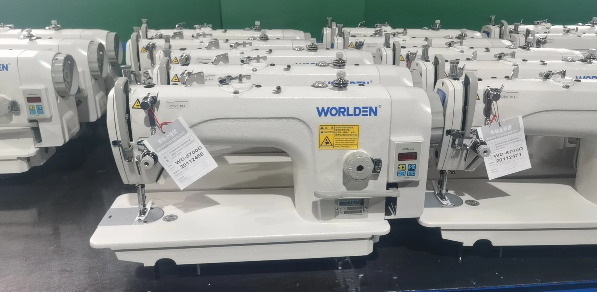 Wd-8700D de alta velocidad de accionamiento directo ordenador Lockstitch industriales máquina de coser