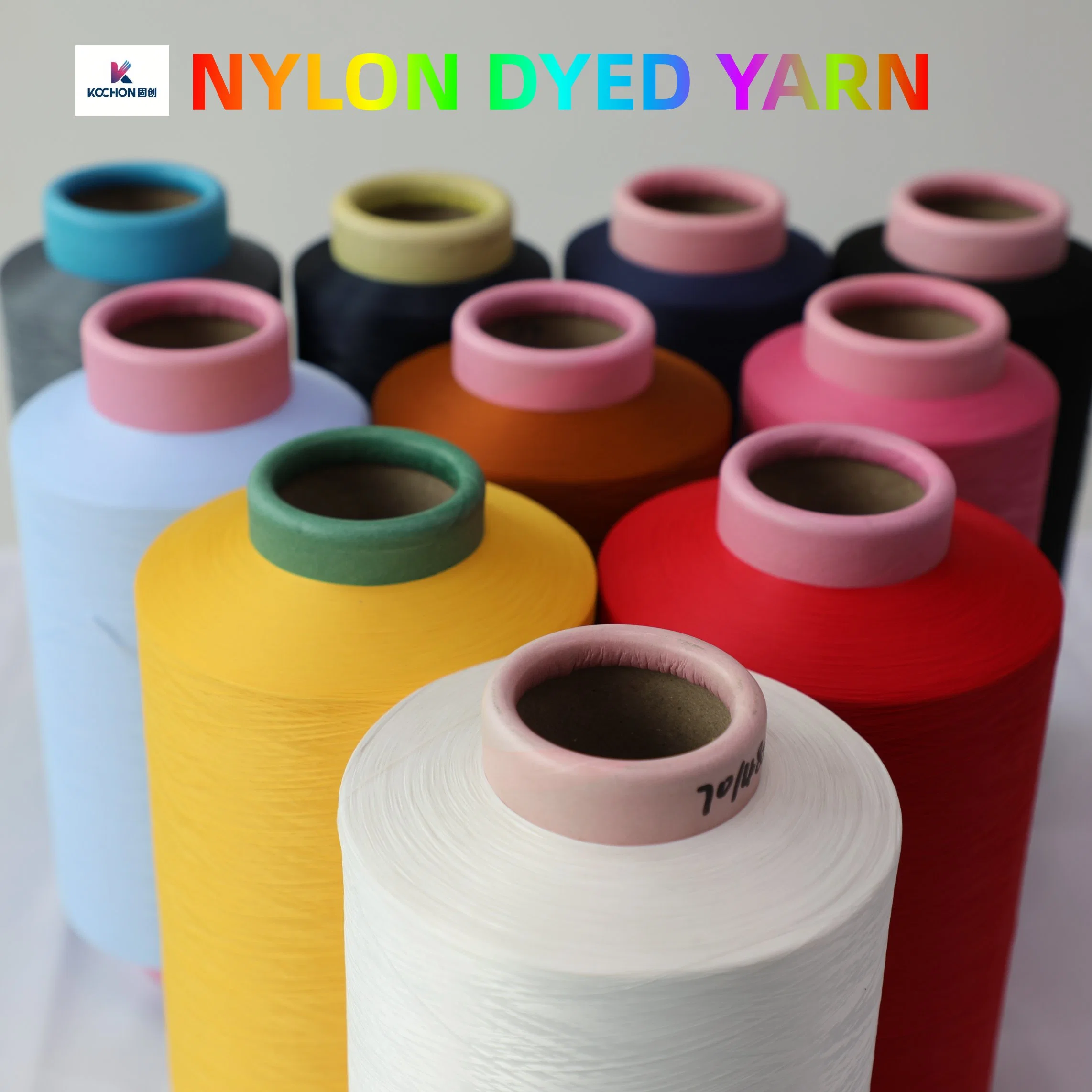 China Manufacturer Nylon Yarn Dope Dyed Yarn