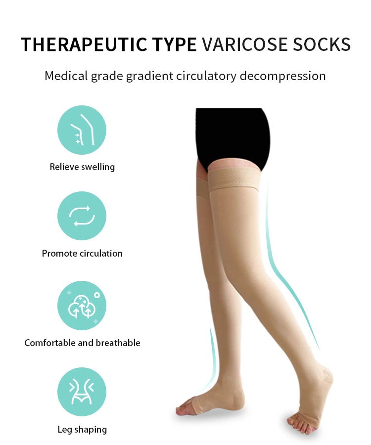 Pressure Medical Compression Socks High Stocking Varicose Veins Leg Socks