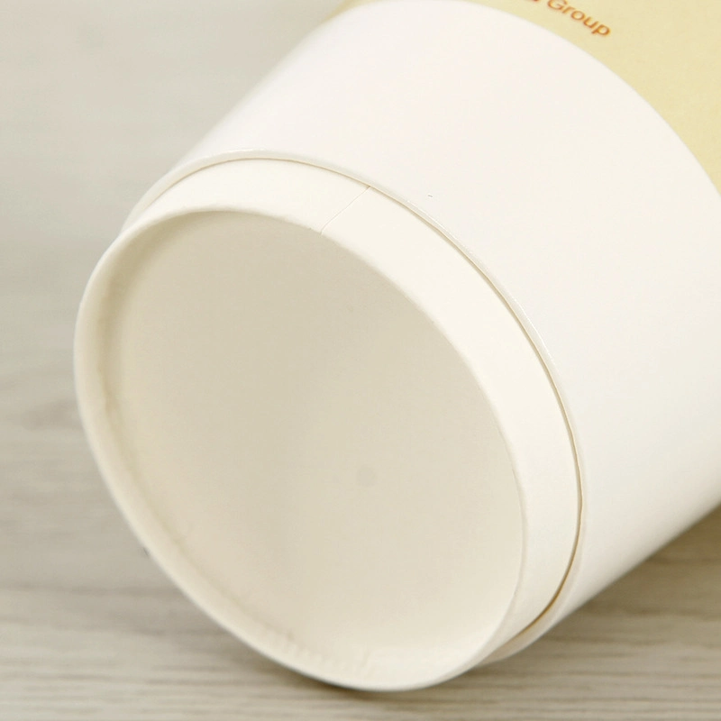 Take Away Disposable Biodegradable Paper Coffee Mugs with Cup Lids for Hot Drinking