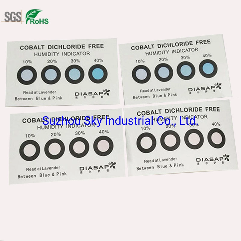 China Supply Common Humidity Indicator Card