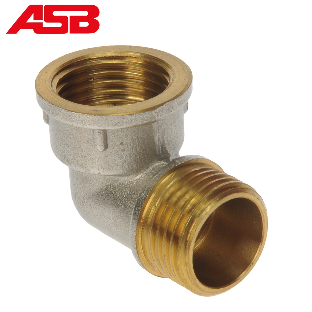 Plumbing Materials Brass Threaded SS304/316 Sanitary Pipe Fittings Union Elbow for Water Supply