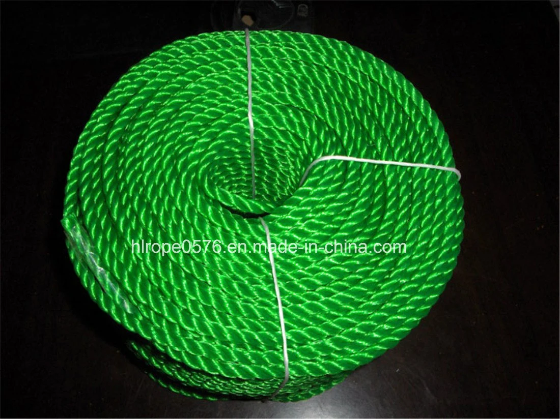 Green 3 Strand 16mm Nylon Braided Anchor Rope