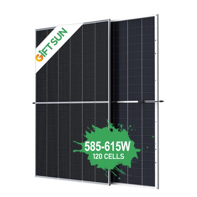 Система солнечной энергии 24 в 580 Вт 590 Вт 600 Вт 610 Вт. Моносолнечная панель для домашнего использования