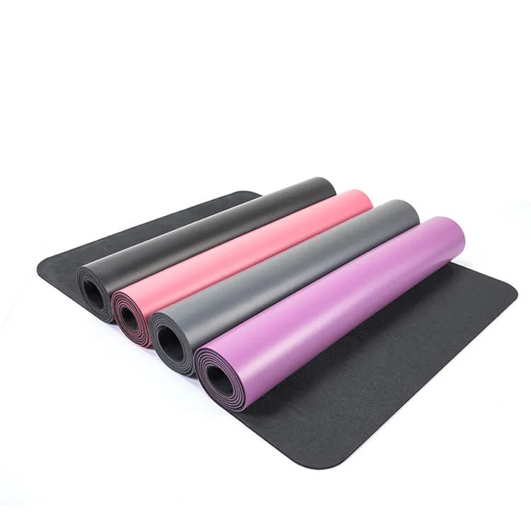 Plegable de viaje al por mayor Fitness PU Natural caucho Yoga Mat