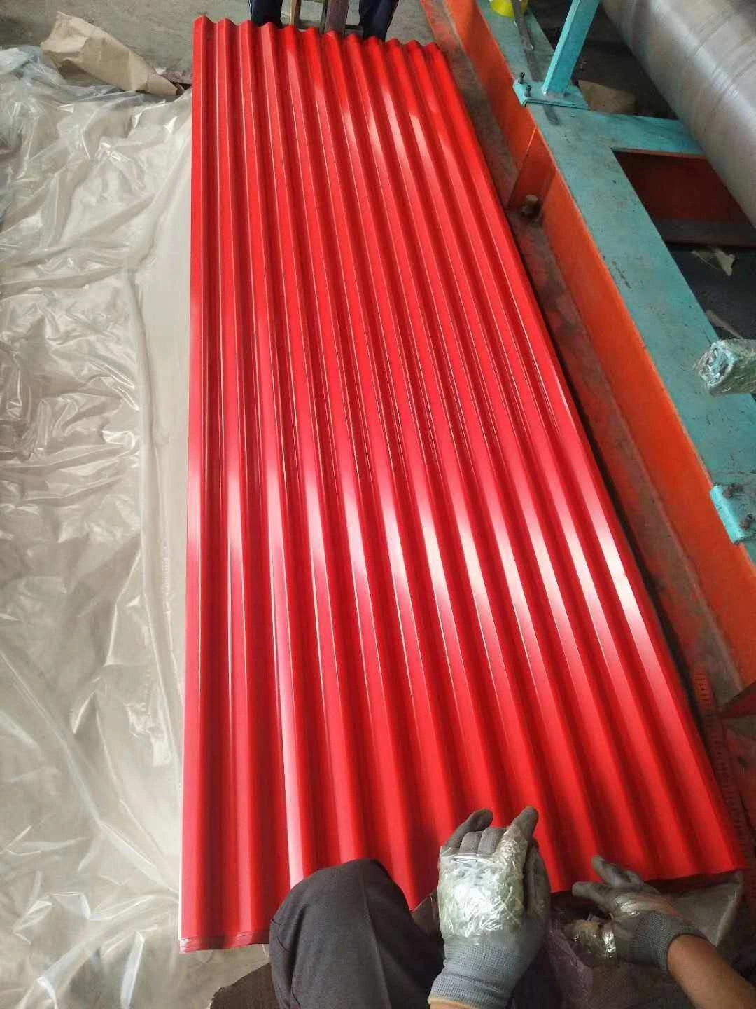 La alta calidad 4X8 de techo de zinc corrugado Gi precio del metal hojas