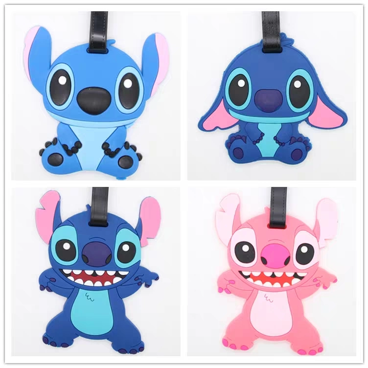 Factory Custom Cartoon Animal 3D Soft PVC Luggage Tag