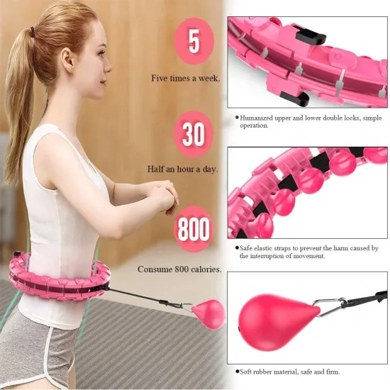 8 Section Acu Detachable Smart Weighted Hula Hoop for Adults