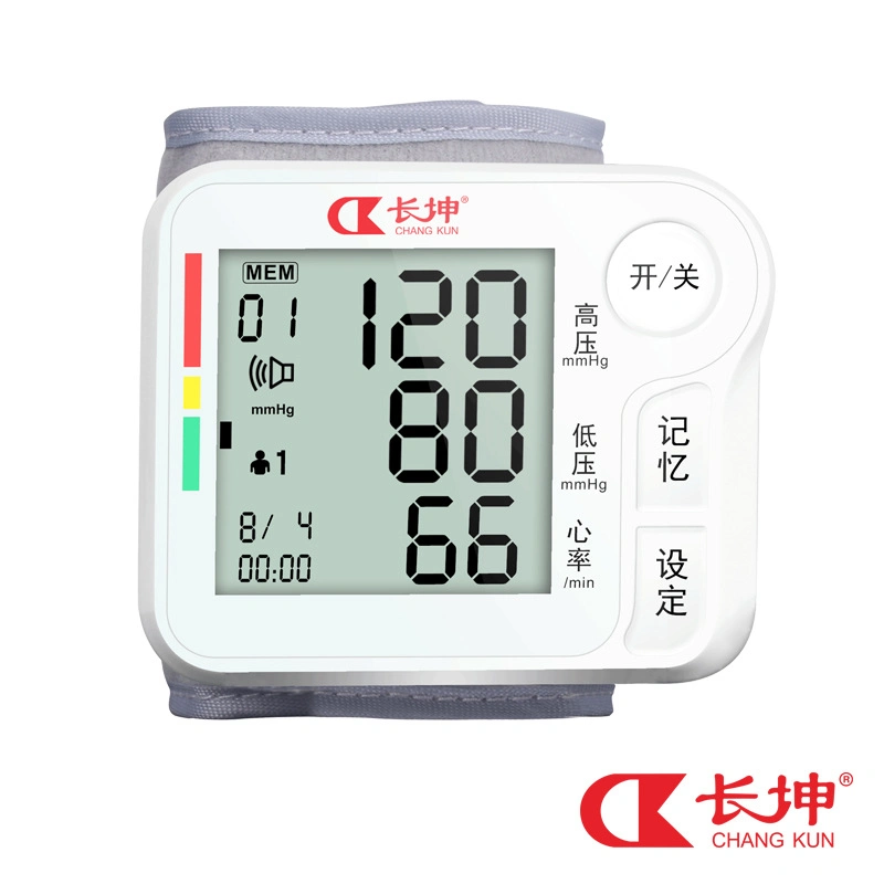 Sistema de monitorização de pressão arterial portátil digital pequeno e automático para o pulso electrónico