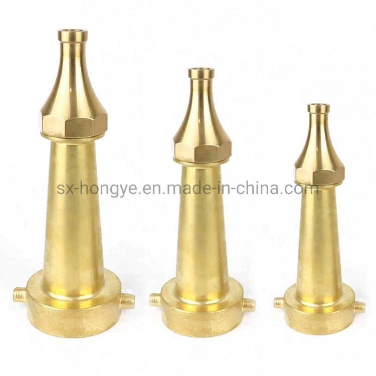 Brass Material Machino JIS Standard Fire Hose Jet Nozzle with Branchpipe