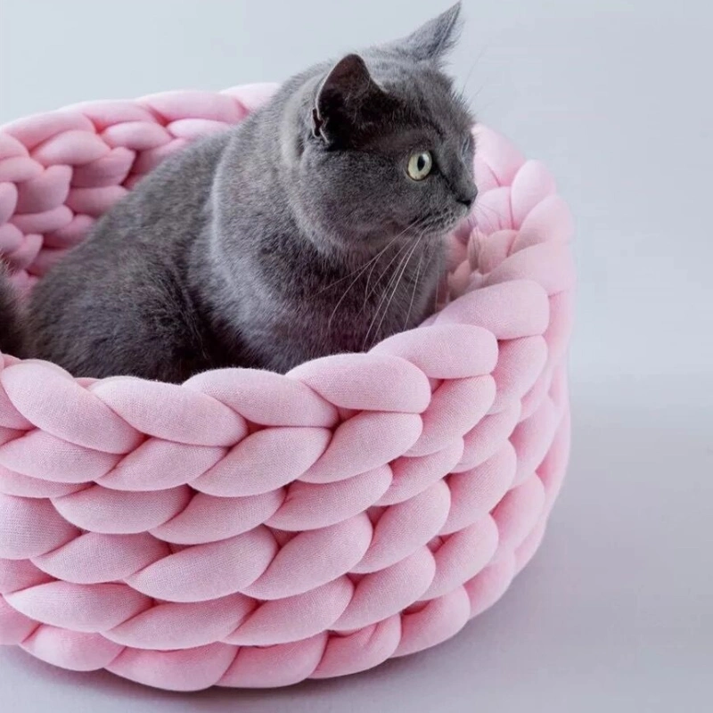 Foldable Pet Dog Nest Kitten Teddy Comfortable Sofa Indoor Winter Warm Cat Bed House for Small Dog Cat