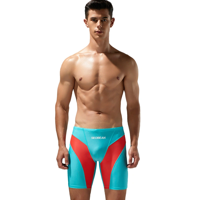 Hiworld Splced hommes natation boxers maillots de bain Boxer Cinquième Pantalon Plage Short de surf