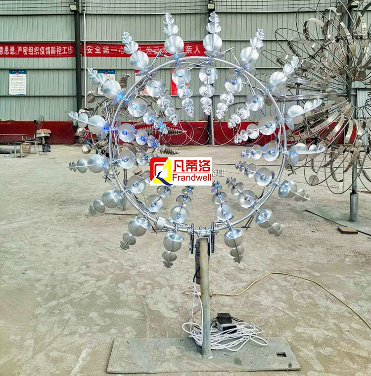 Hot Sale Hot Mirror Polishing Stainless Steel Outdoor Wind Kinetic Sculptures